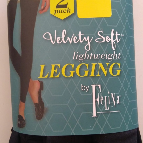 Felina Womens 2-Pack Velvety Soft Light Weight Leg - Picture 6 of 6